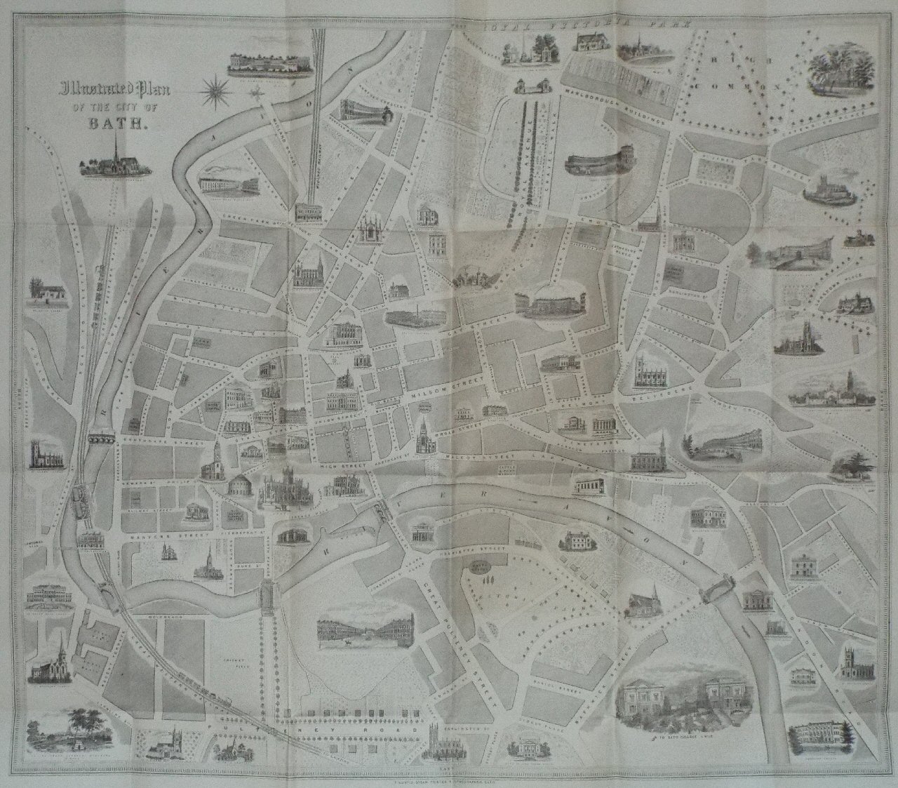 Map of Bath - Bath